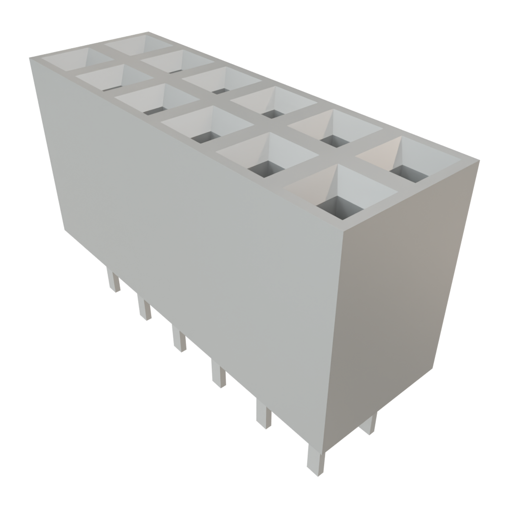 TSW-106-08-F-D-RA - Classic PCB Header Strips, 0.100