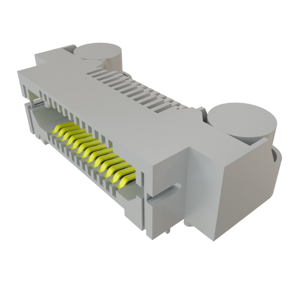 8mm Edge Rate High-Speed Receptacle Rugged Connector, 26 Pin, 2