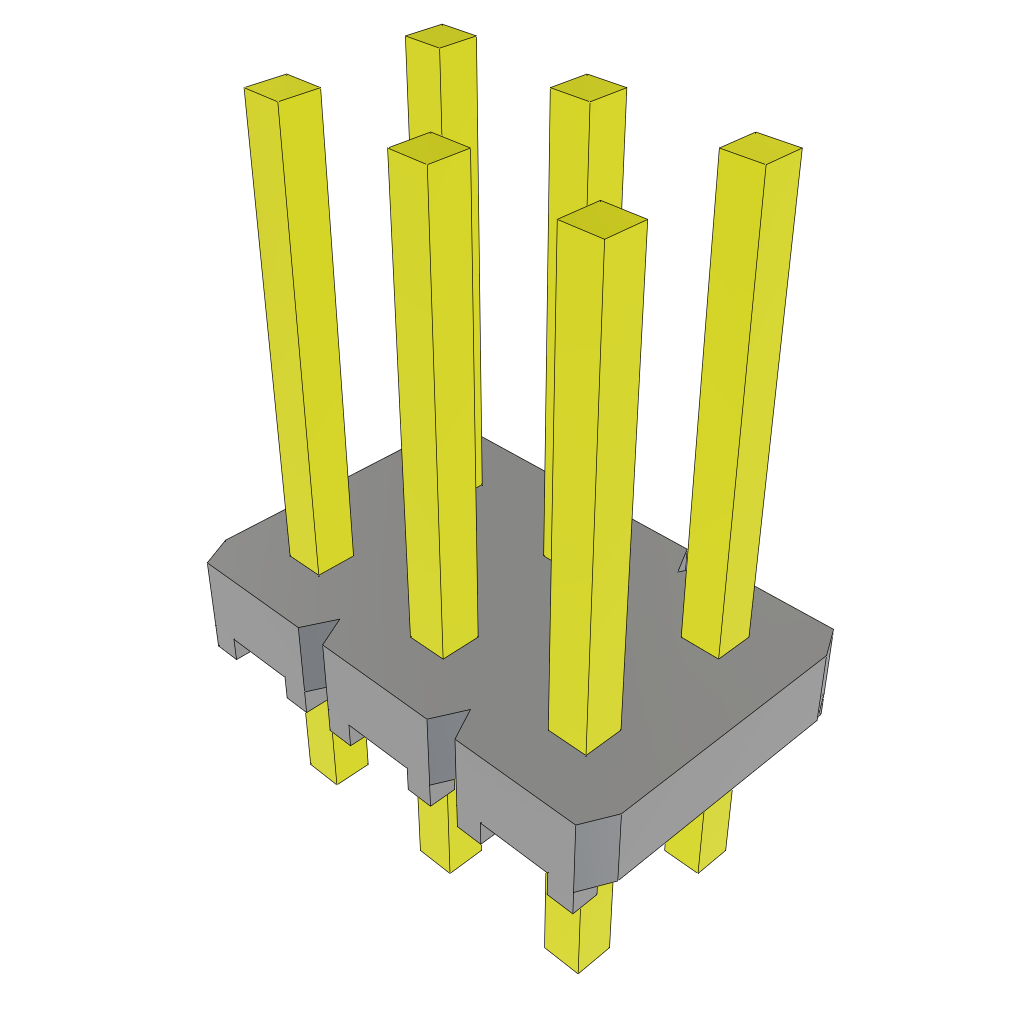 ツクモガミ　1st lot  オレンジ　ブラスト SSW-103-01-L-D - Tiger Buy™ Socket Strip with PCB Tails