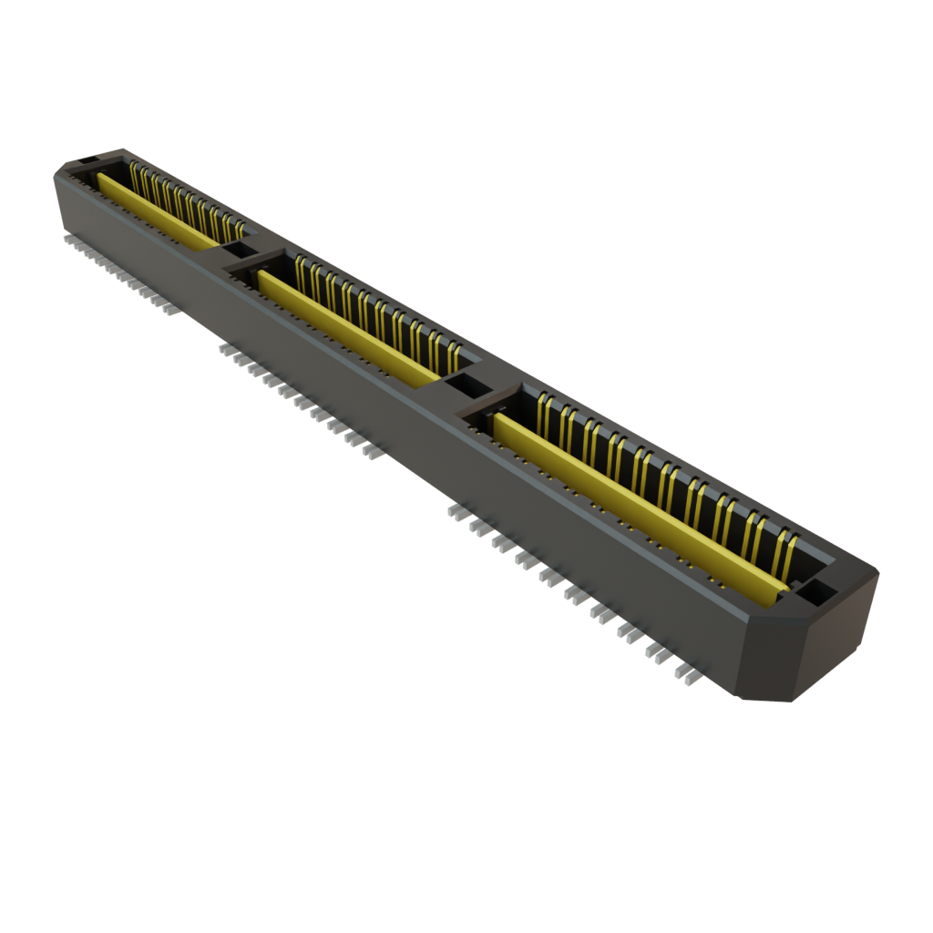 QSH-060-01-L-D-DP-A - 0.50 mm Q Pairs® High-Speed Ground