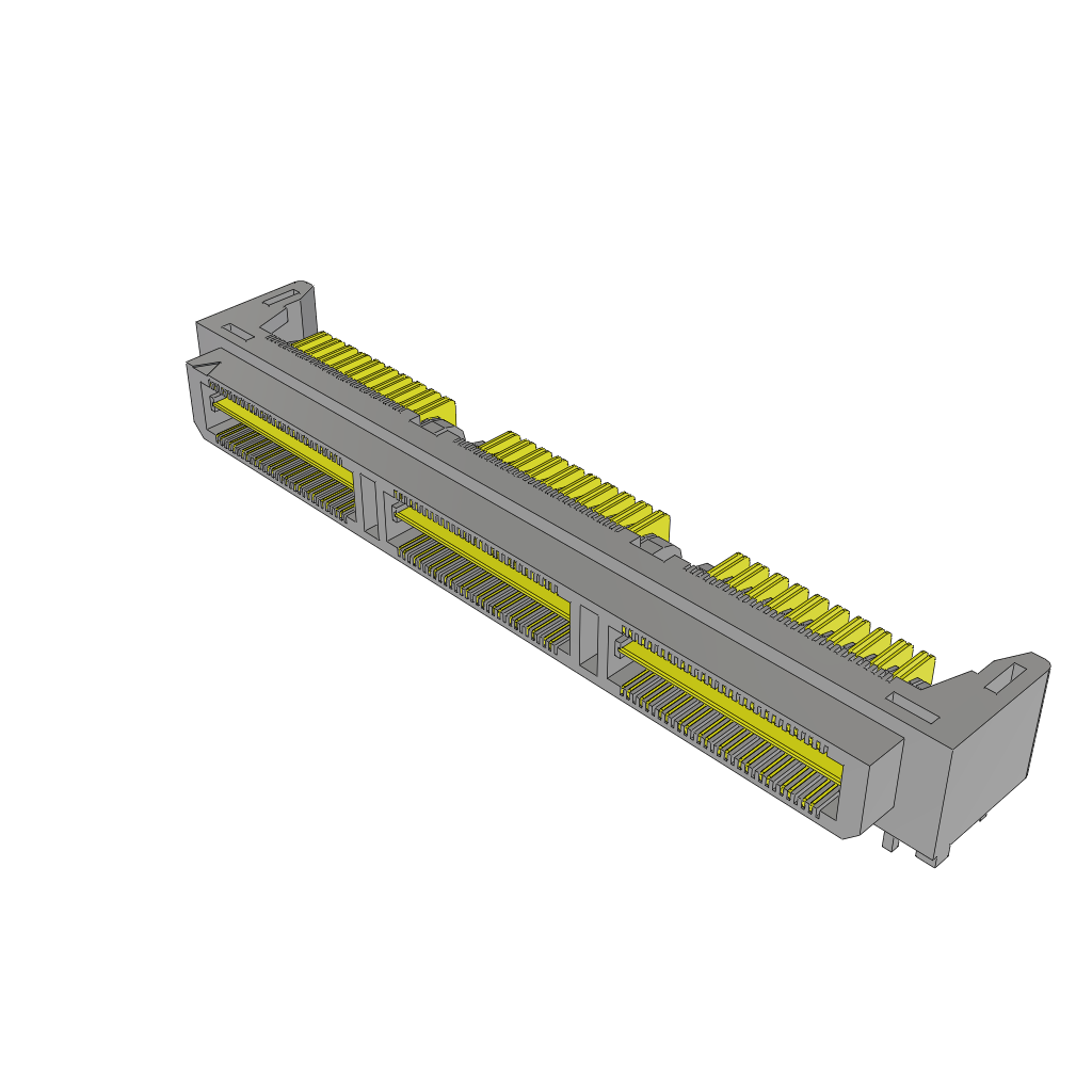 QSH-060-01-L-D-DP-A - 0.50 mm Q Pairs® High-Speed Ground