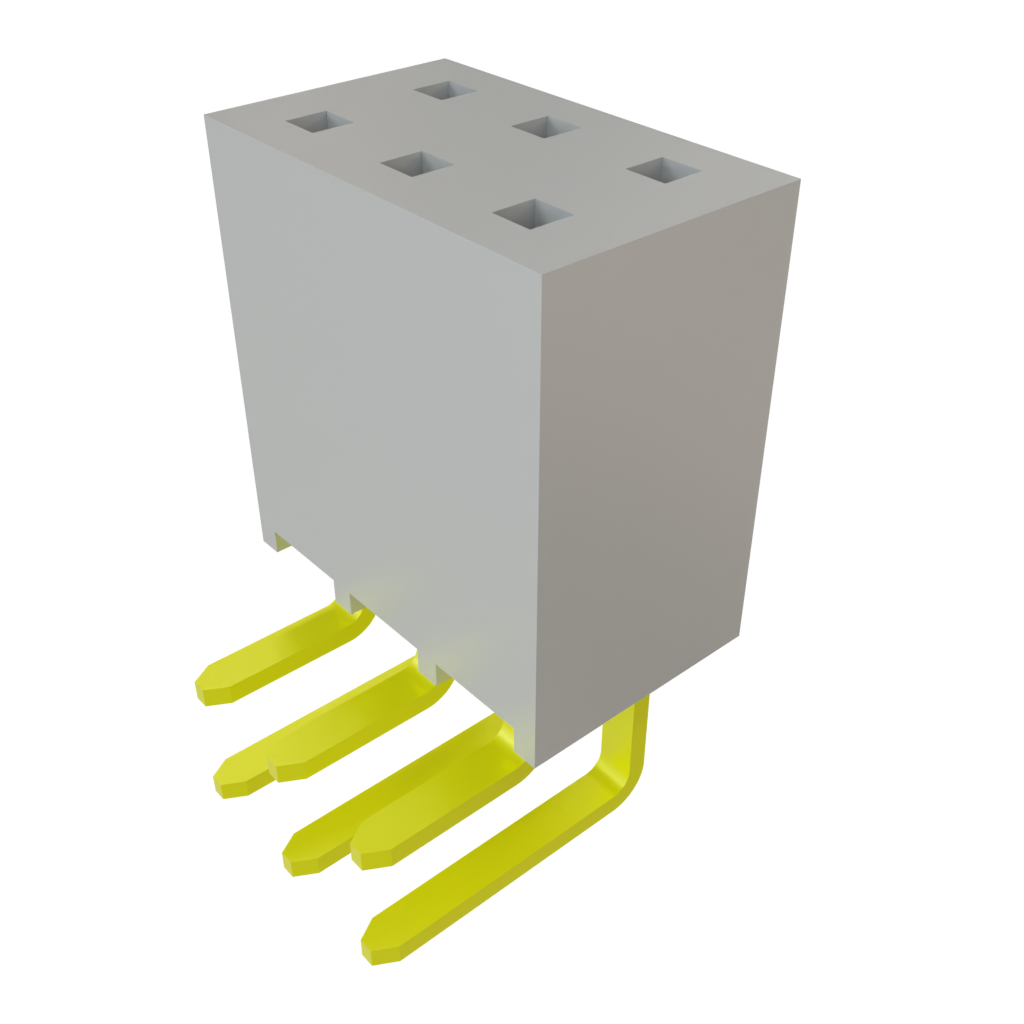 SAMTEC SSW-103-22-G-D-RA Socket Strip with PCB Tails